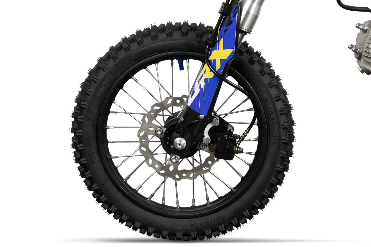 125cc kindercrossmotor Drizzel 4 versnellingen URX 14/12 - Afbeelding 13