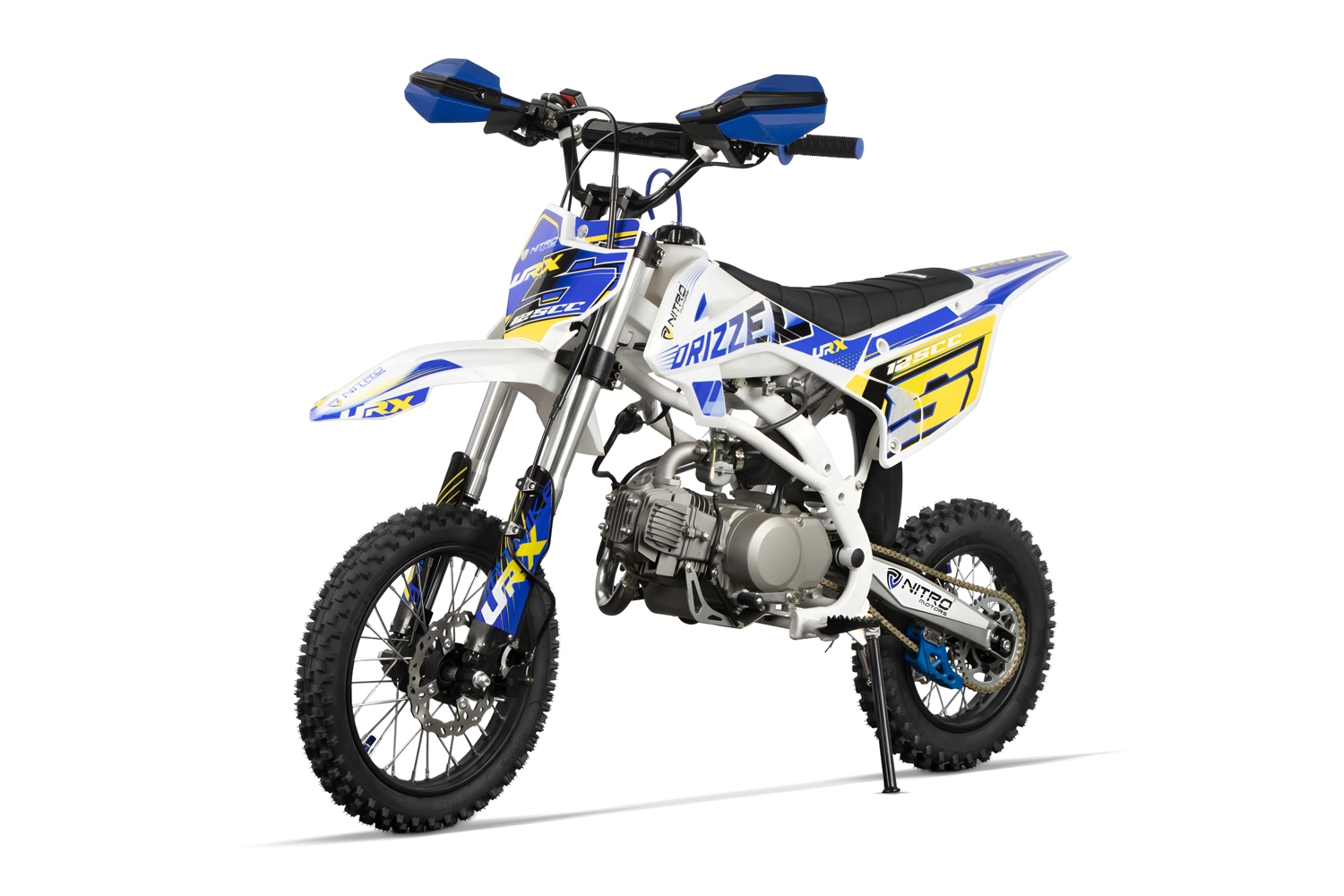 125cc kindercrossmotor Drizzel 4 versnellingen URX 14/12 - Afbeelding 2