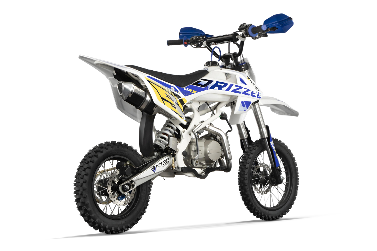 125cc kindercrossmotor Drizzel 4 versnellingen URX 14/12 - Afbeelding 3