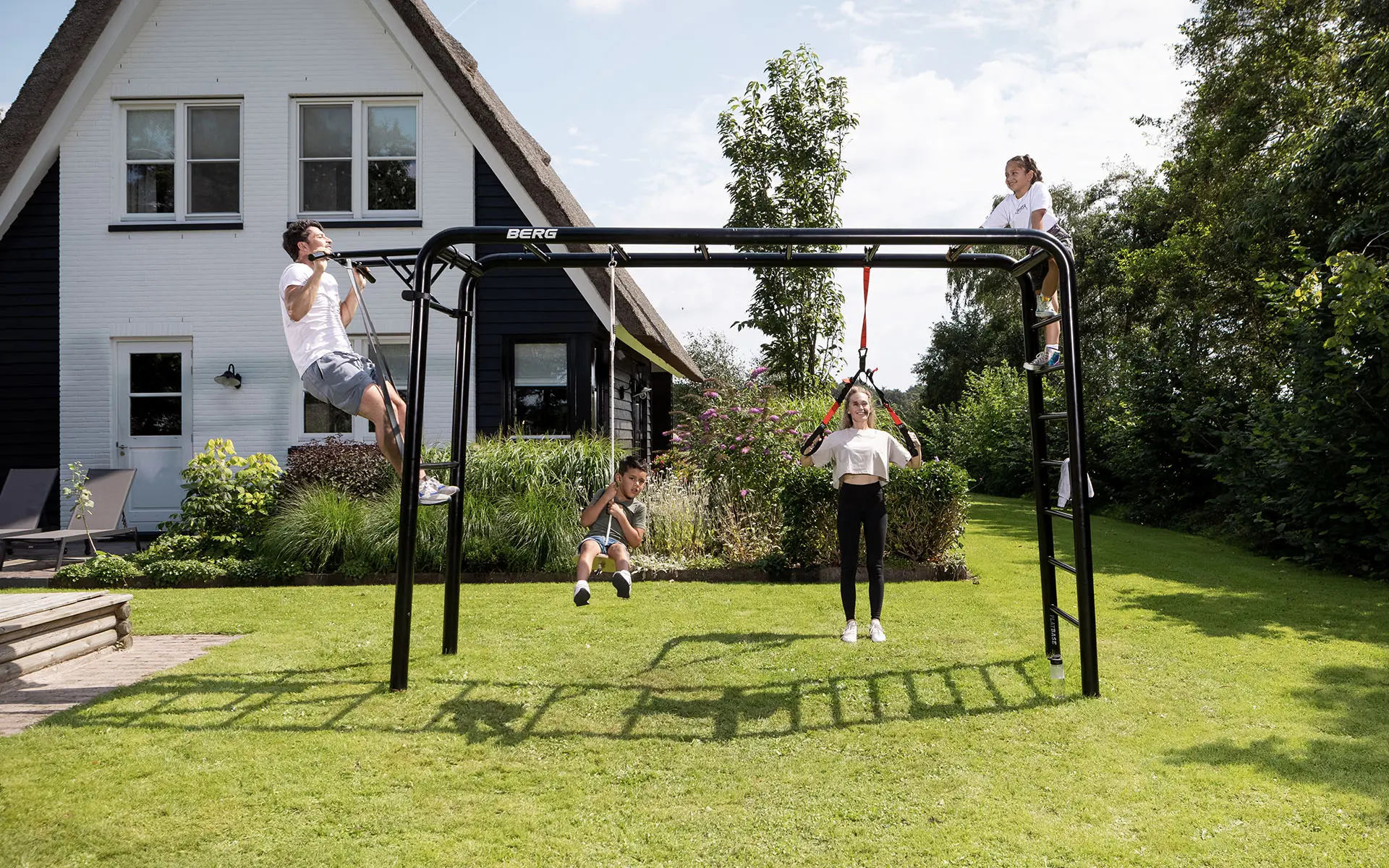 BERG PlayBase Houten Schotelschommel - Afbeelding 2