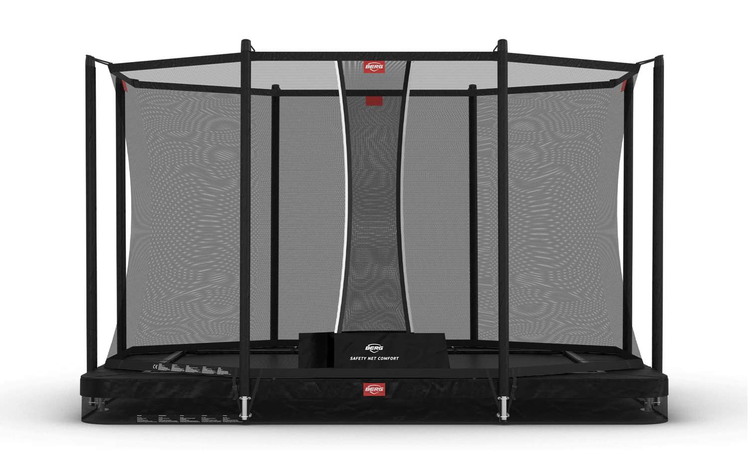 BERG Ultim Favorit InGround 330 Black + Safety Net Comfort
