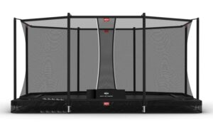 BERG Ultim Favorit InGround 410 Black + Safety Net Comfort