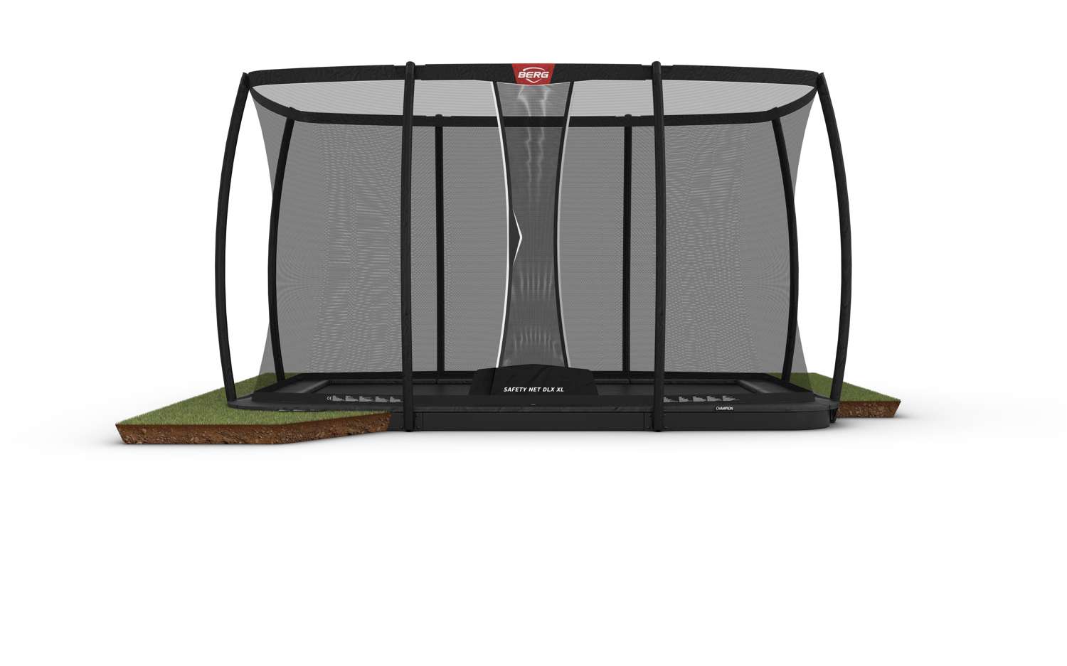 BERG Ultim Champion FlatGround 410 Grey + Safety Net DLX XL
