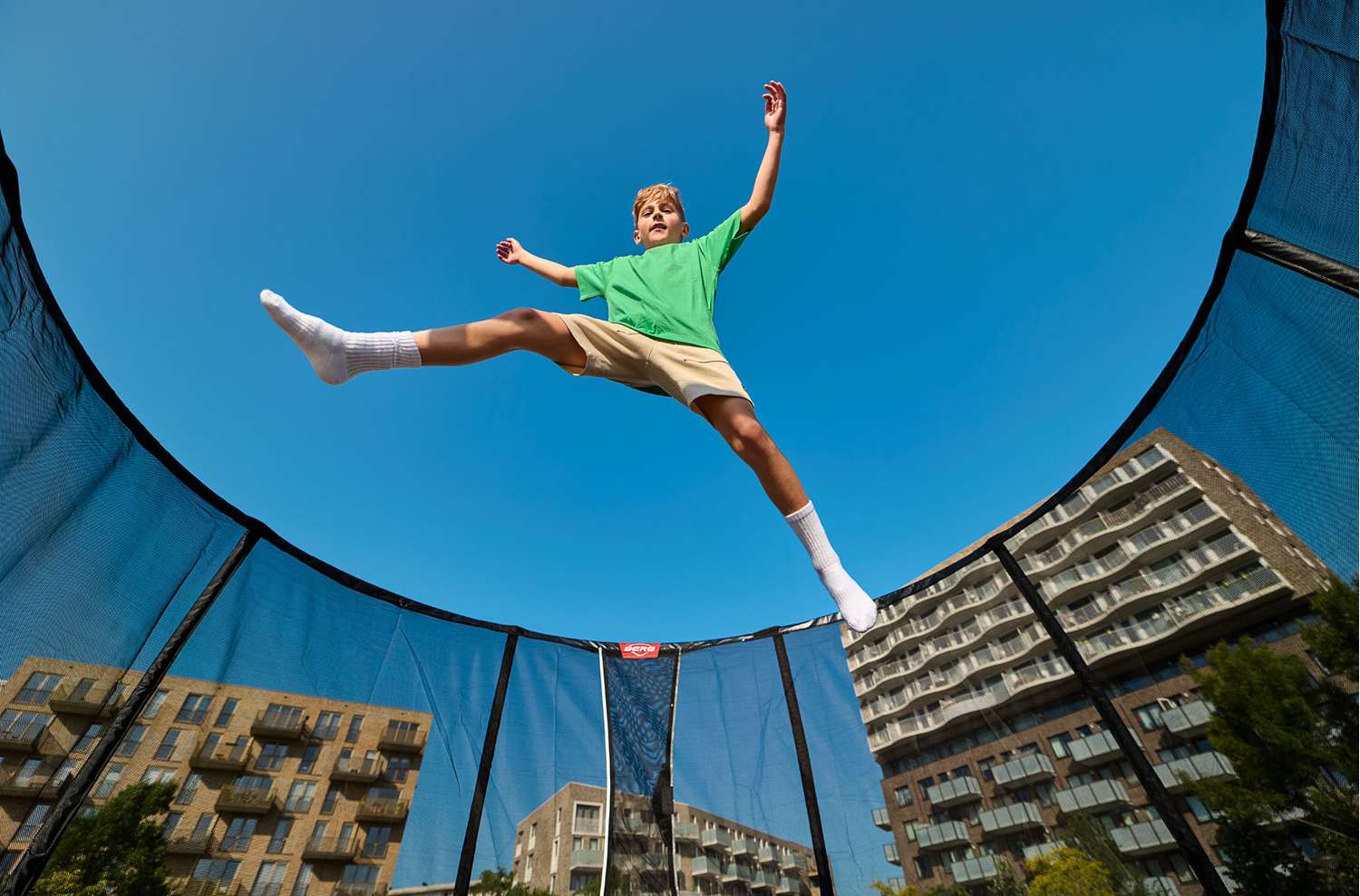 BERG Ultim Champion Regular 330 Grey + Safety Net Deluxe - Afbeelding 19