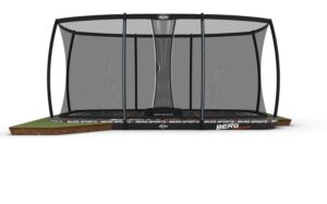 BERG SPORTS Ultim Pro Bouncer FlatGround 500 + Safety Net XL