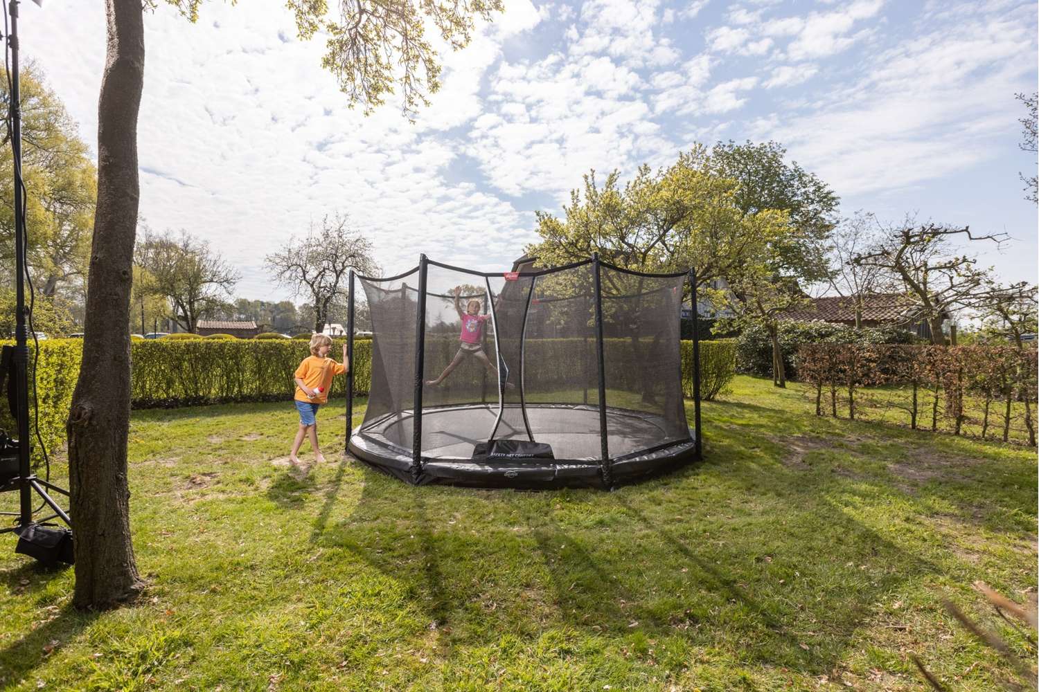 BERG Favorit InGround 430 Grey + Safety Net Comfort - Afbeelding 3