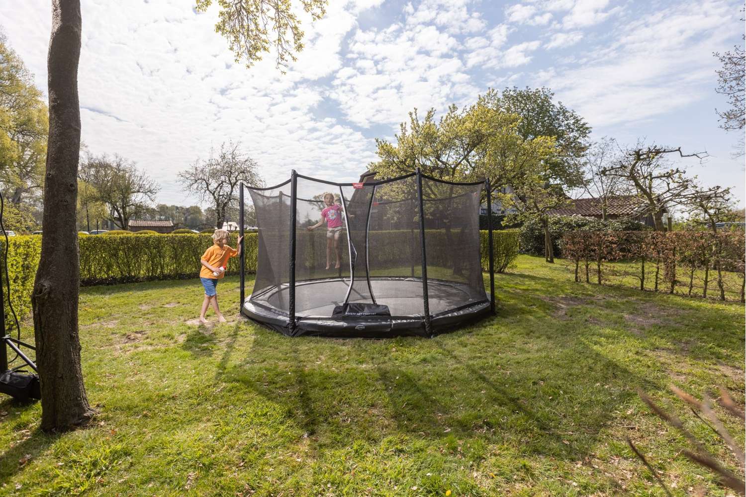 BERG Favorit InGround 430 Grey + Safety Net Comfort - Afbeelding 6