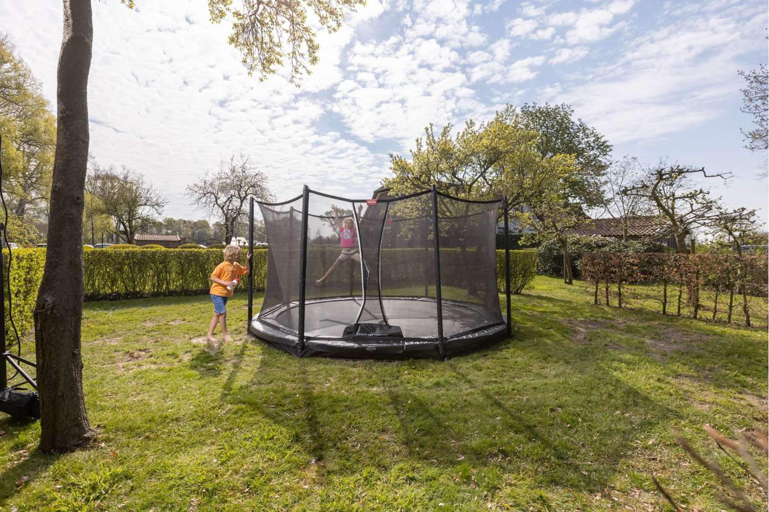 BERG Favorit InGround 430 Grey + Safety Net Comfort - Afbeelding 7