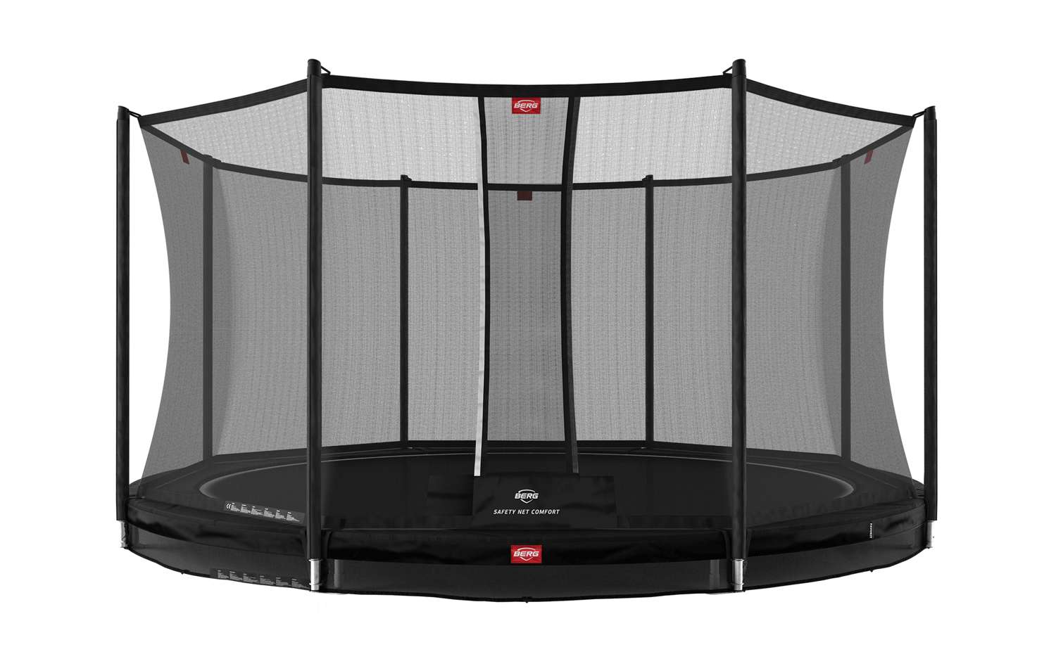BERG Favorit InGround 430 Black + Safety Net Comfort