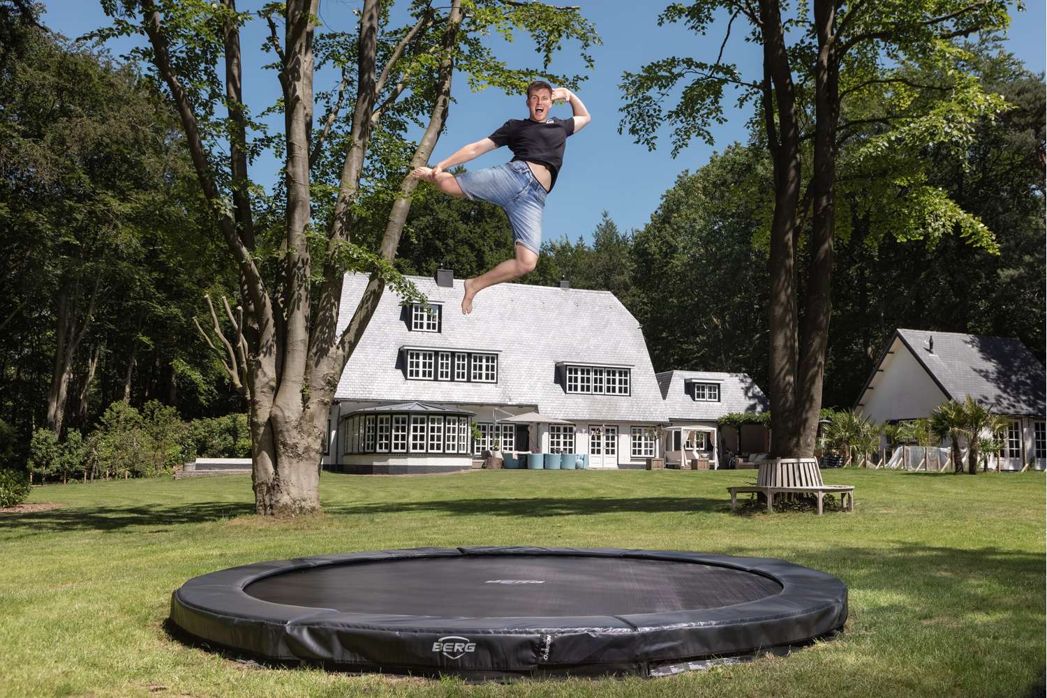 BERG SPORTS Elite InGround 430 Grey - Afbeelding 11