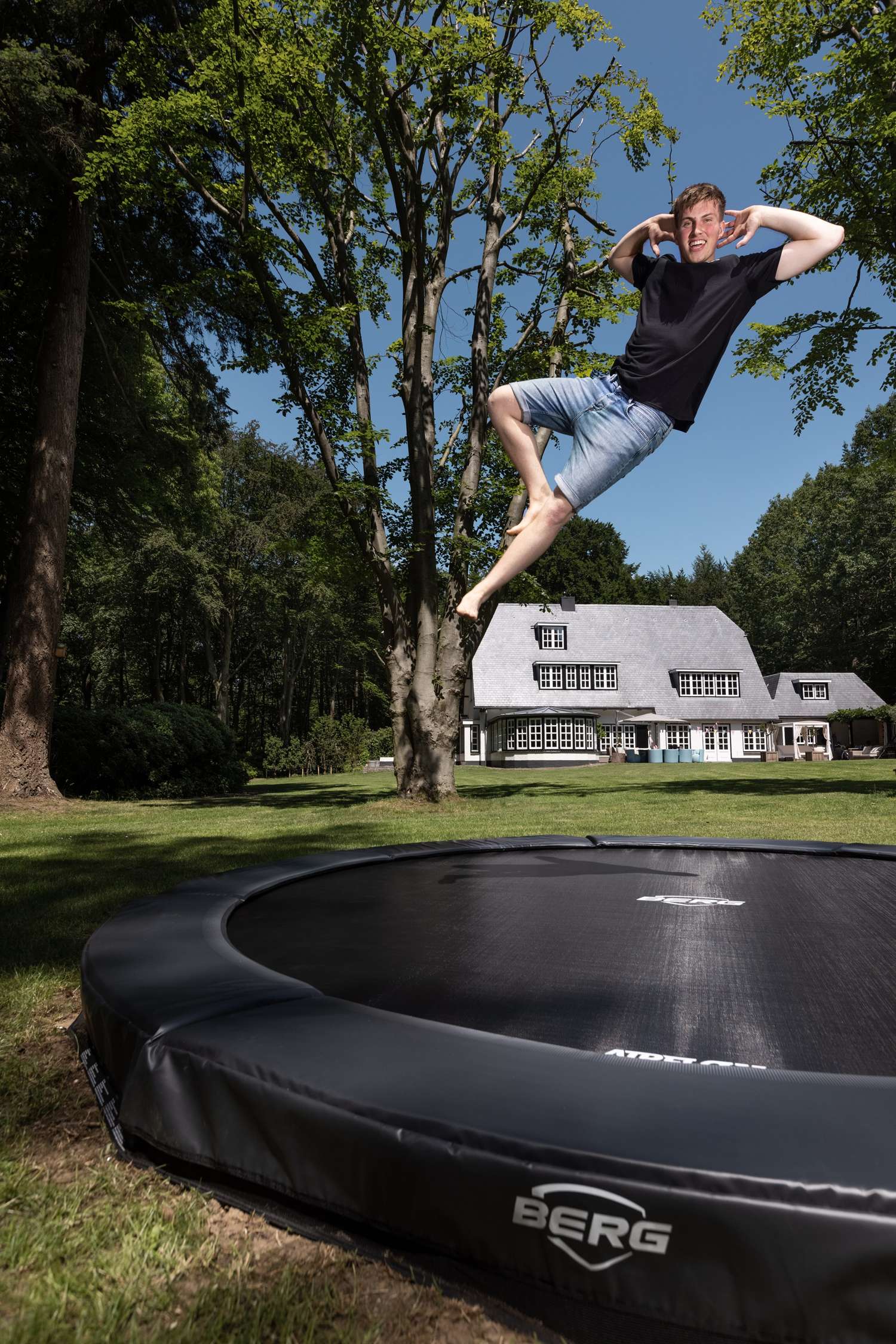 BERG SPORTS Elite InGround 430 Grey - Afbeelding 14