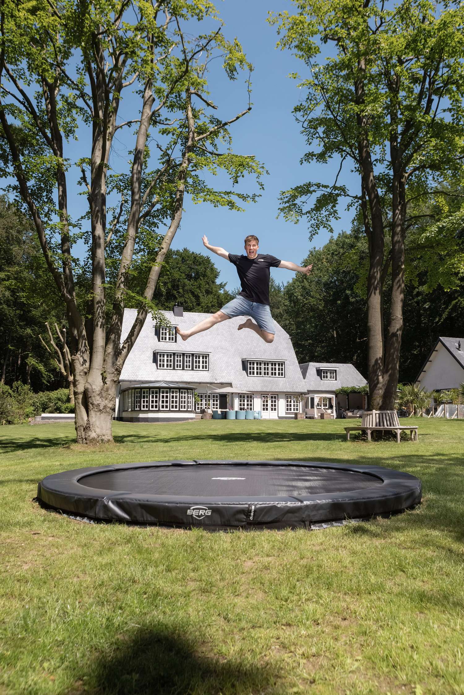 BERG SPORTS Elite InGround 430 Grey - Afbeelding 5