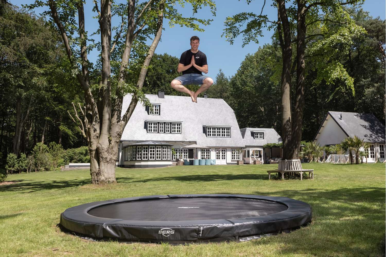 BERG SPORTS Elite InGround 430 Grey - Afbeelding 8