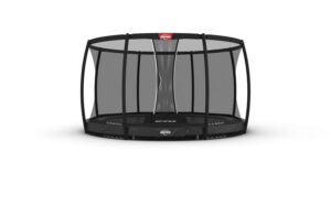 BERG Elite InGround 380 Grey + Safety Net Deluxe