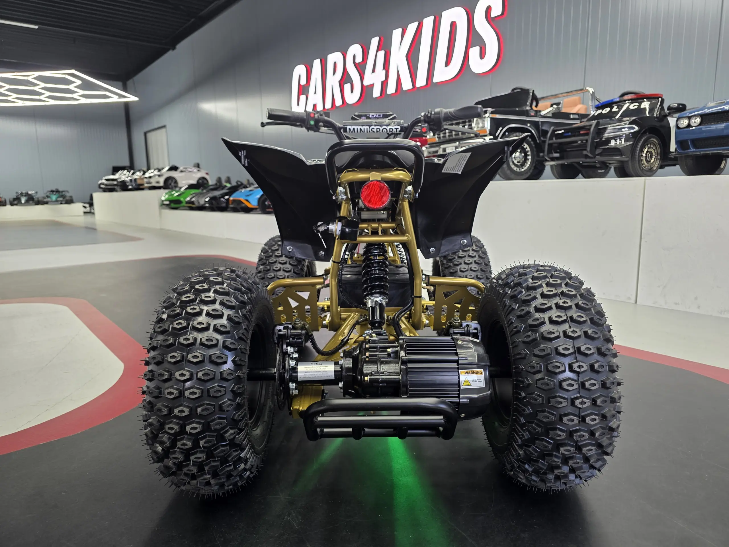 Phantom Gold Pro Elektrische Kinderquad 48V Brushless Zwart/Goud - Afbeelding 4
