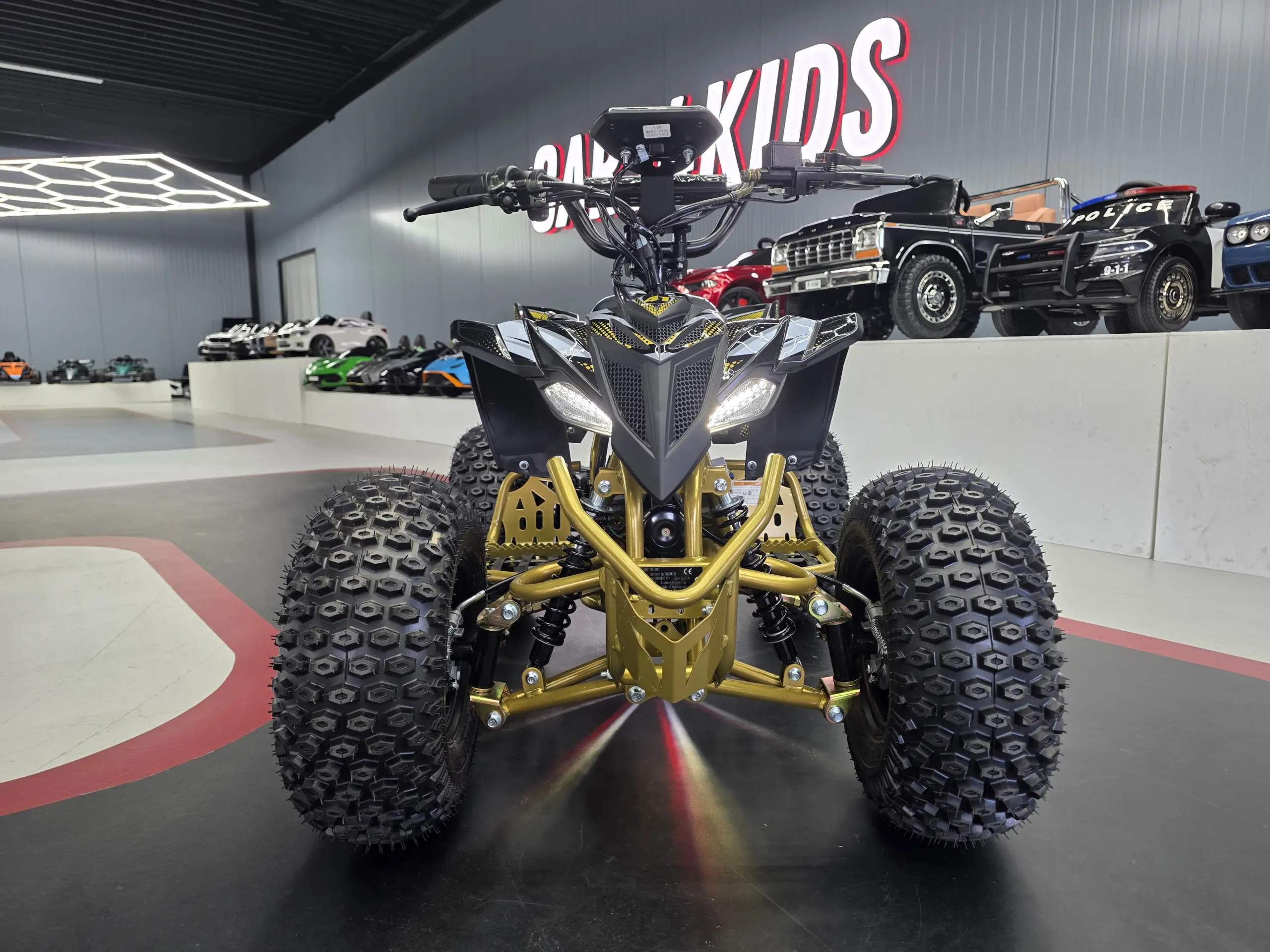 Phantom Gold Pro Elektrische Kinderquad 48V Brushless Zwart/Goud - Afbeelding 5