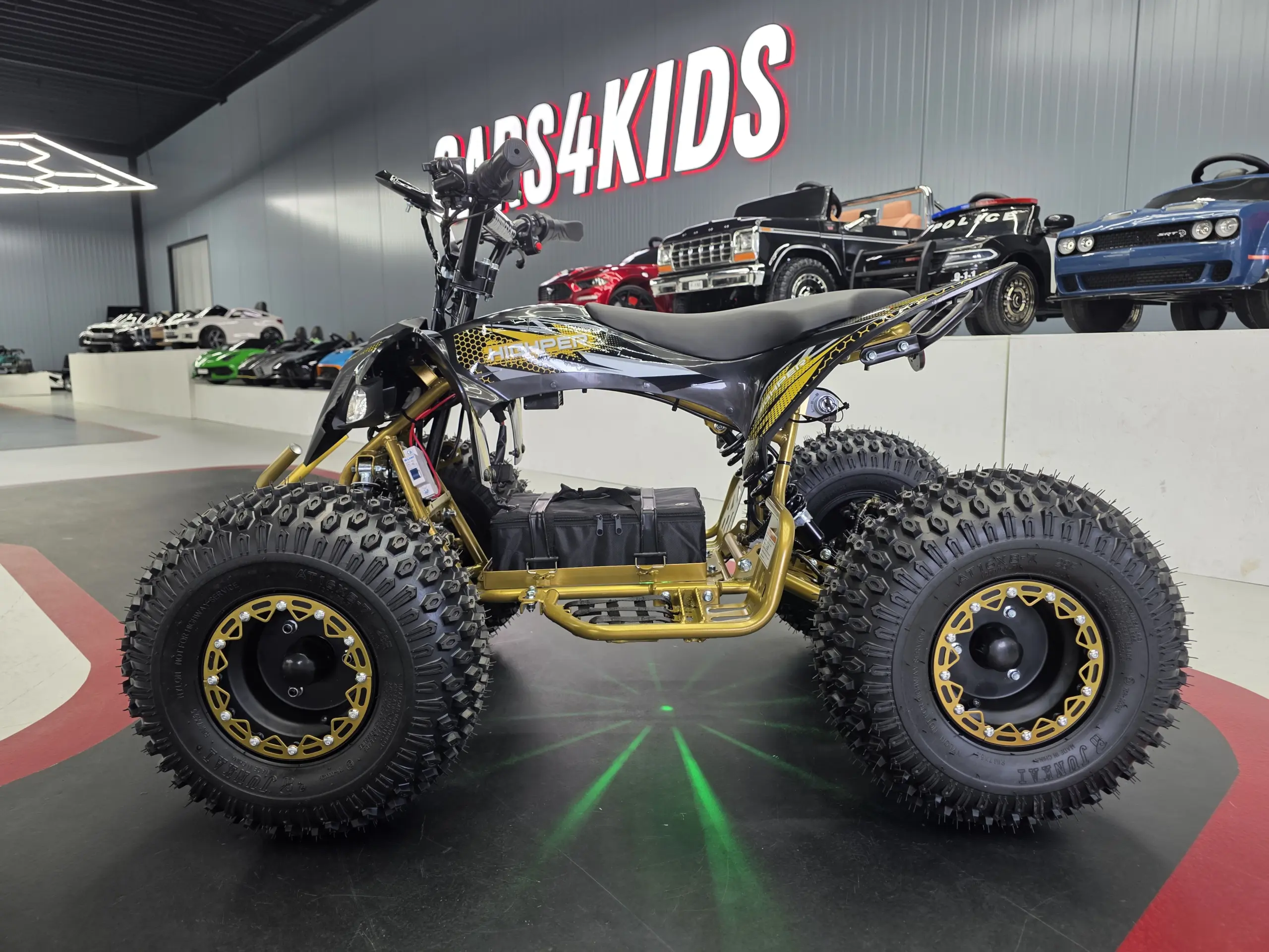 Phantom Gold Pro Elektrische Kinderquad 48V Brushless Zwart/Goud - Afbeelding 3